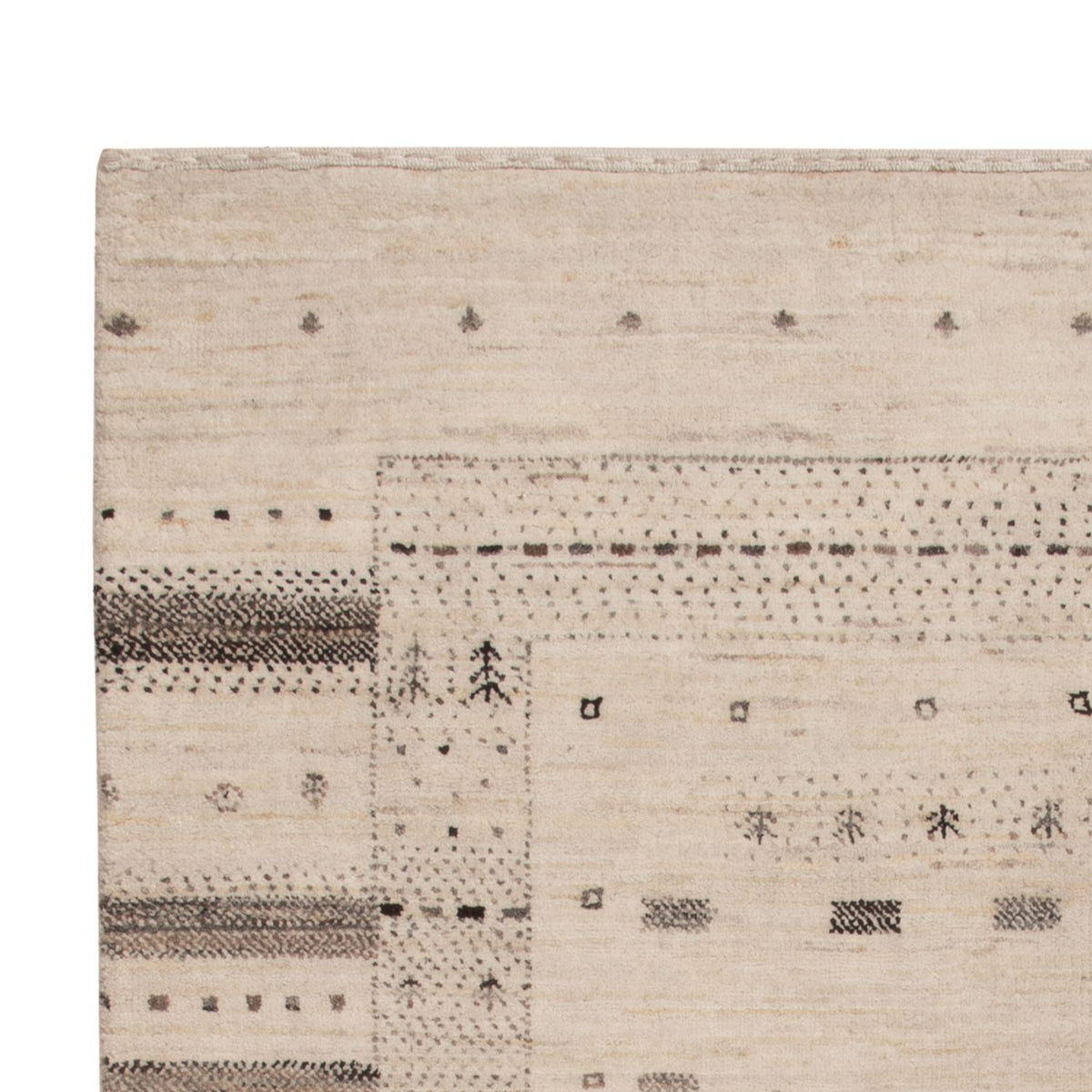 Gabbeh Tapijt - Loribaft Indus - 152 x 105 cm - crème