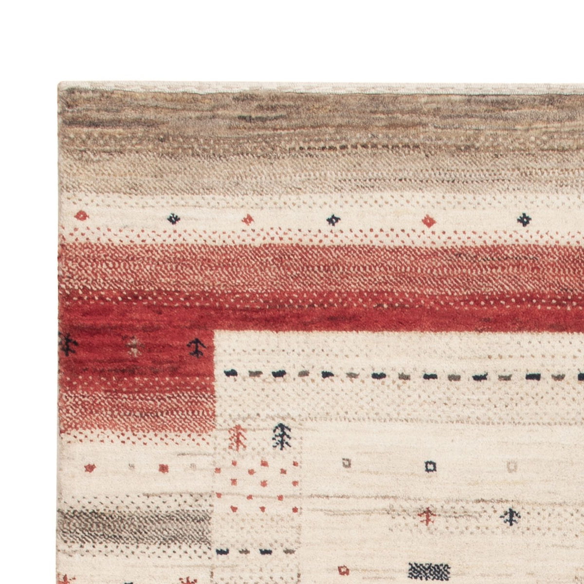 Gabbeh Tapijt - Loribaft Indus - 155 x 102 cm - beige