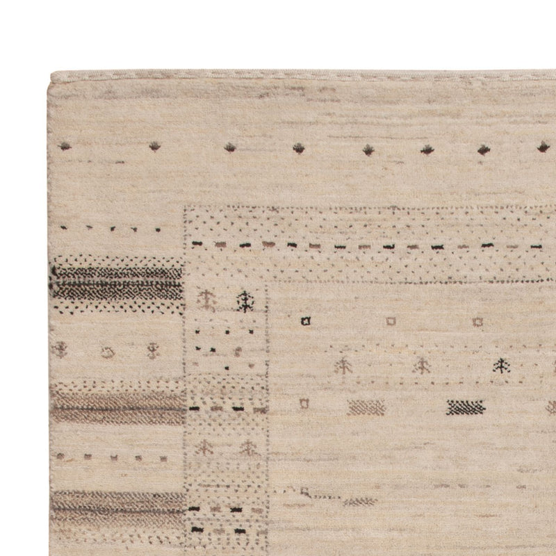 Gabbeh Tapijt - Loribaft Indus - 153 x 108 cm - beige