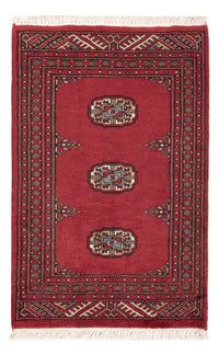 Pakistaans tapijt - 90 x 61 cm - rood
