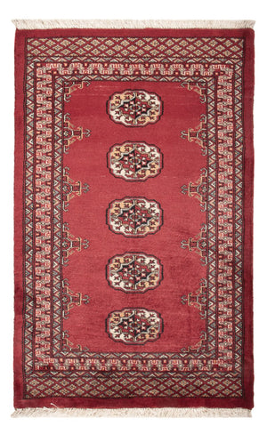 Pakistaans tapijt - 129 x 83 cm - rood