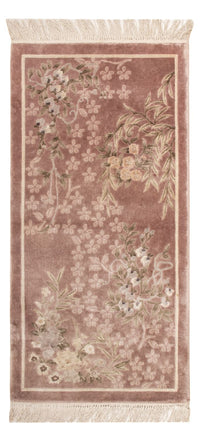 Zijden tapijt - China zijde - 123 x 62 cm - beige
