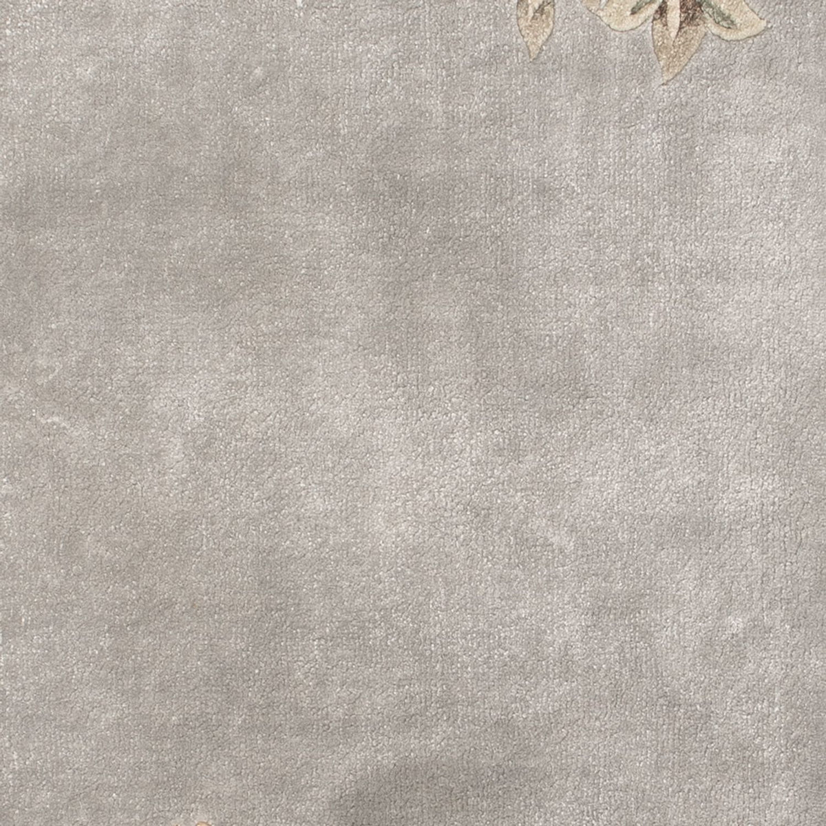 Zijden tapijt - China zijde - 124 x 60 cm - zilver