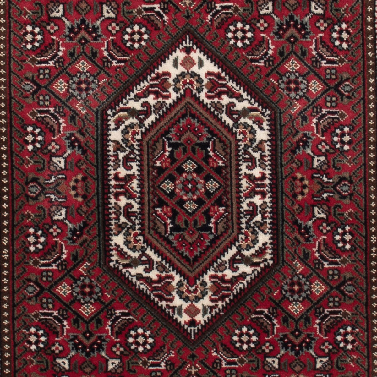 Orientteppich - Bidjar - Indus - 143 x 73 cm - dunkelbeige