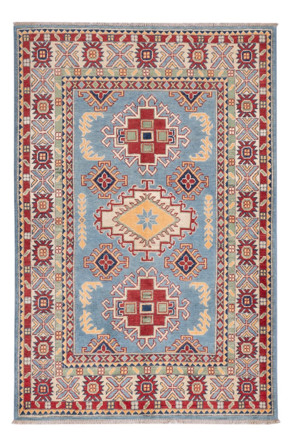 Ziegler Tapijt - Kazak - 180 x 120 cm - lichtblauw