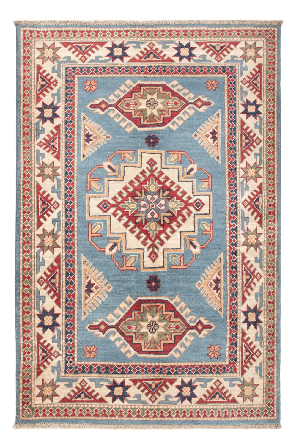 Ziegler Tapijt - Kazak - 147 x 100 cm - lichtblauw