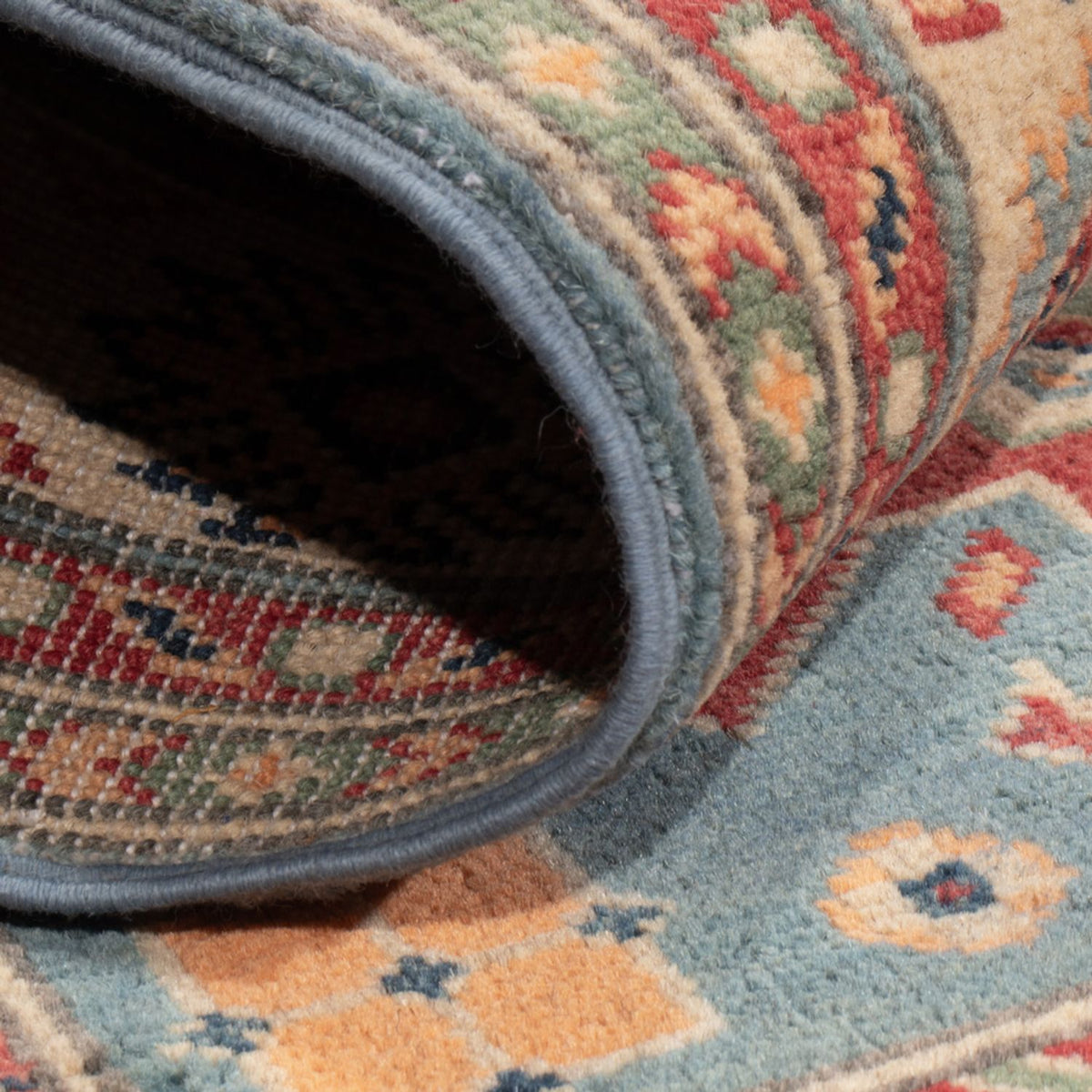 Ziegler Tapijt - Kazak - 147 x 98 cm - lichtblauw