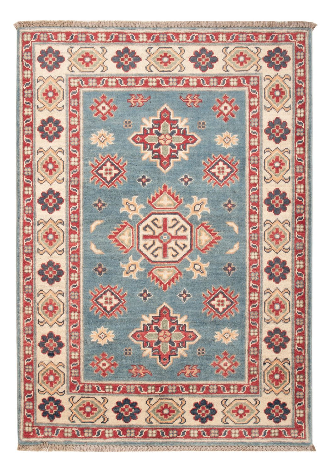 Ziegler Tapijt - Kazak - 121 x 84 cm - lichtblauw