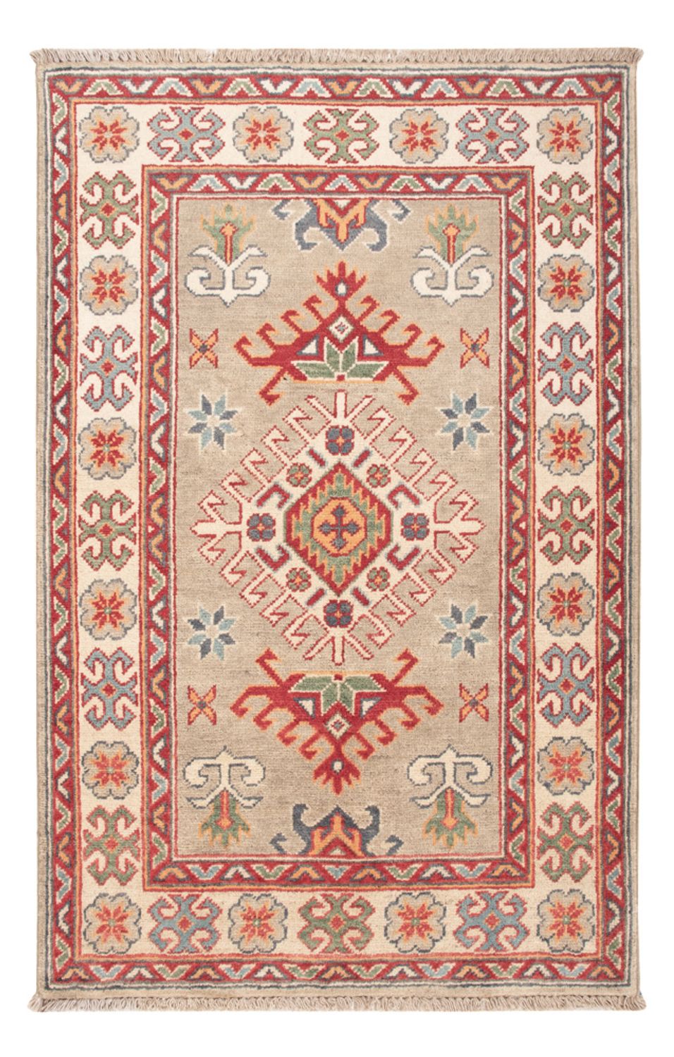 Ziegler Tapijt - Kazak - 126 x 81 cm - lichtgroen