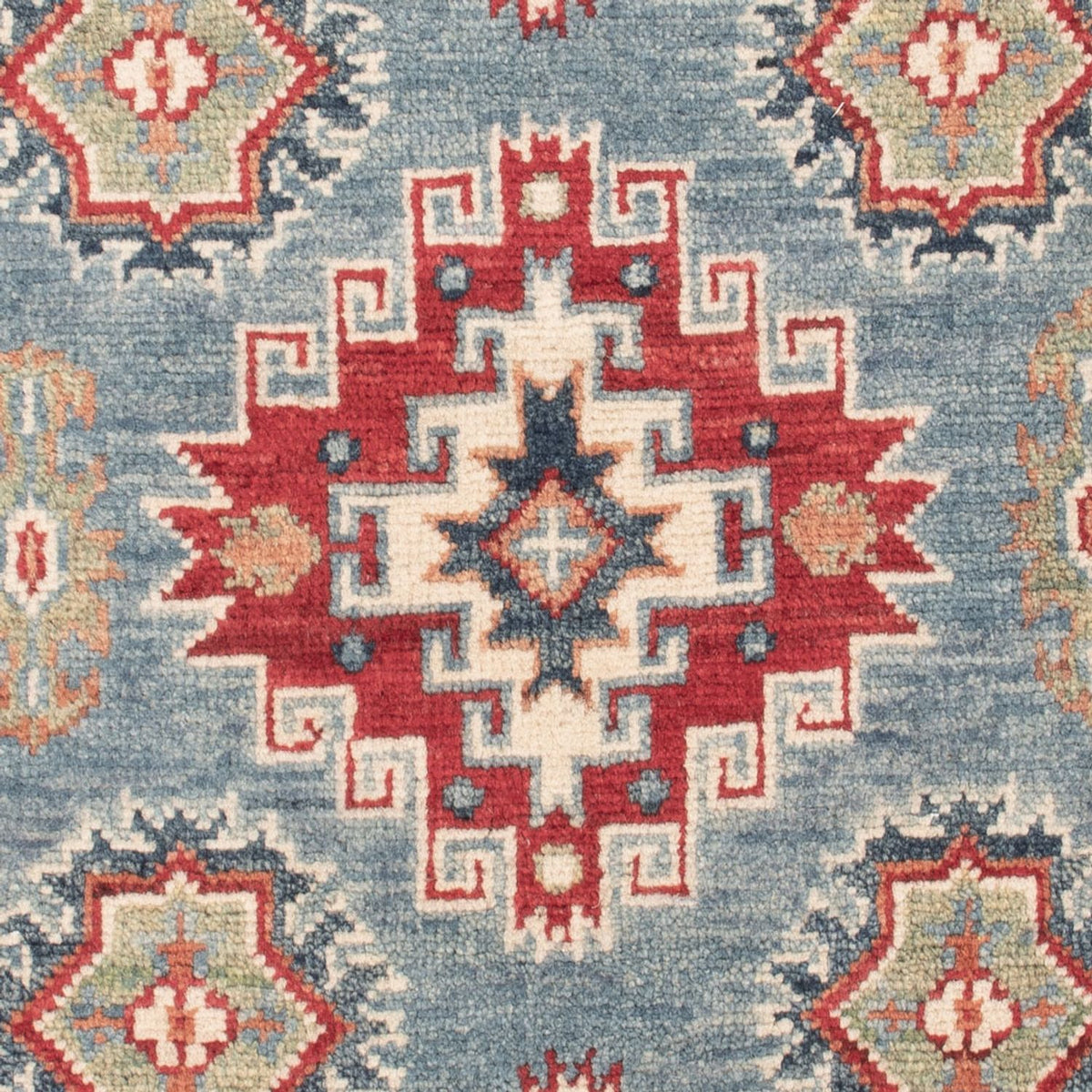 Ziegler Tapijt - Kazak - 128 x 82 cm - lichtblauw