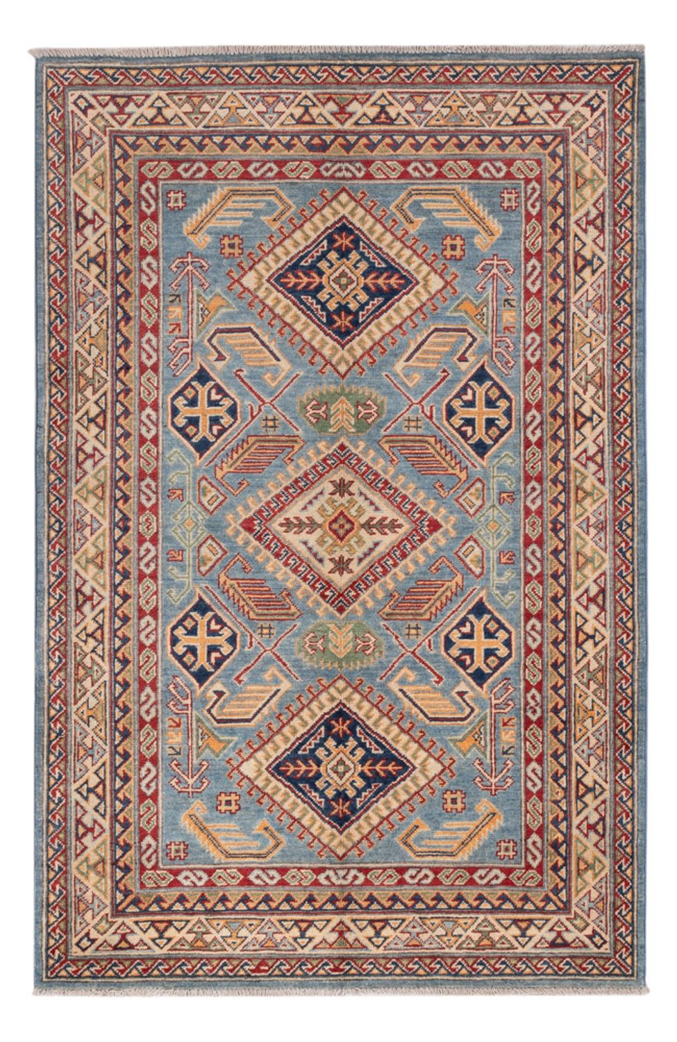Ziegler Tapijt - Kazak - 185 x 120 cm - lichtblauw