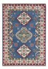 Kazak Tapijt 101x142cm - Oosters Tapijt - Rechthoekig / Blauw / 101 x 142 cm Rechthoekig