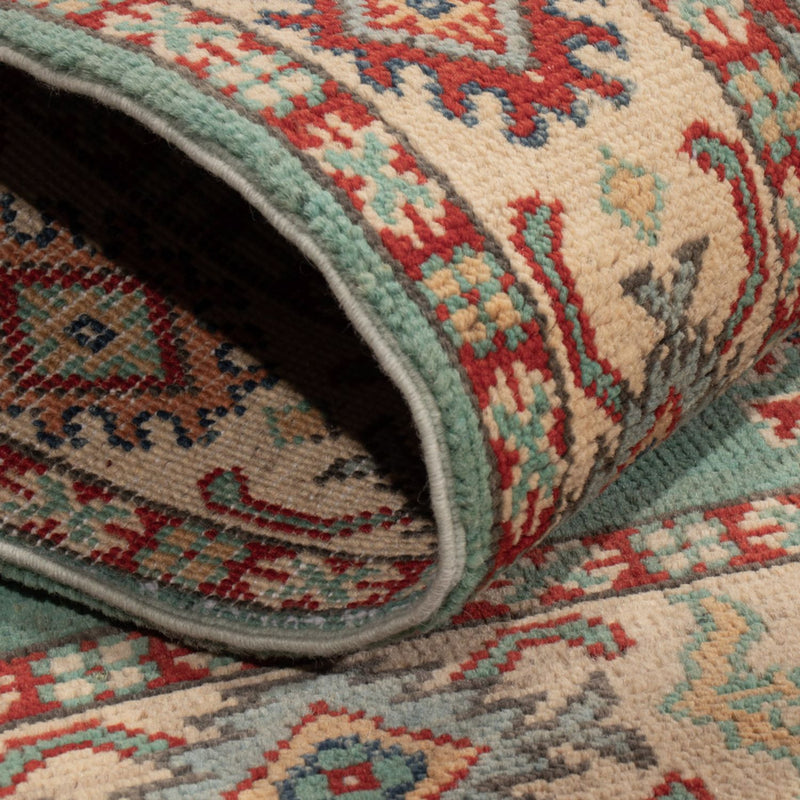 Ziegler Tapijt - Kazak - 123 x 82 cm - turkoois