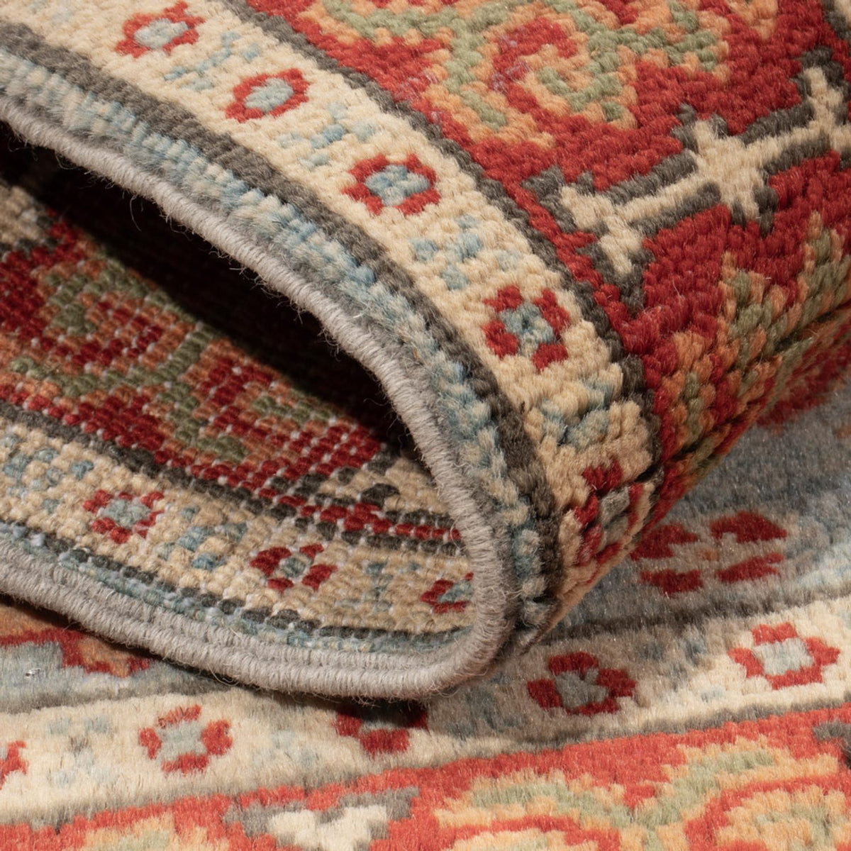 Ziegler Tapijt - Kazak - 86 x 62 cm - lichtblauw