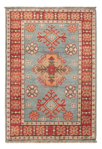 Ziegler Tapijt - Kazak - 88 x 59 cm - lichtblauw