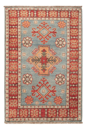 Ziegler Tapijt - Kazak - 88 x 59 cm - lichtblauw