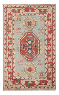 Ziegler Tapijt - Kazak - 96 x 60 cm - lichtblauw