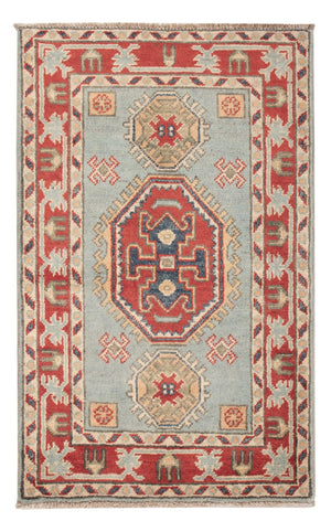 Ziegler Tapijt - Kazak - 96 x 60 cm - lichtblauw