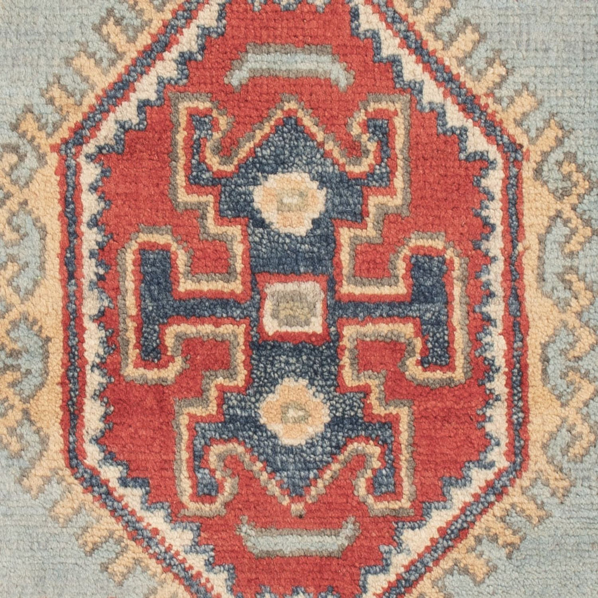 Ziegler Tapijt - Kazak - 96 x 60 cm - lichtblauw