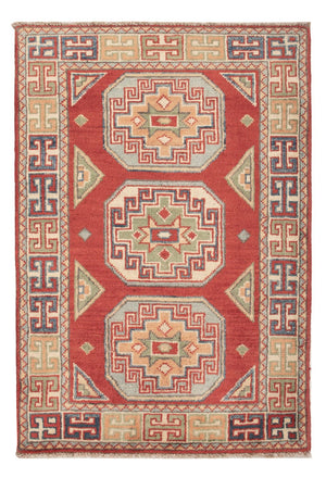 Ziegler Tapijt - Kazak - 92 x 62 cm - rood