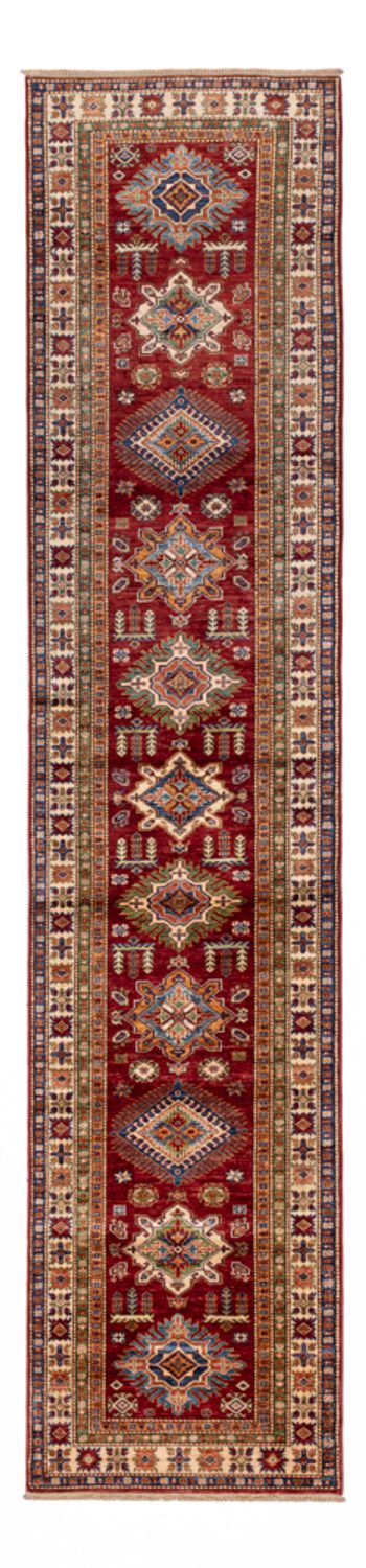 Loper Ziegler Tapijt - Kazak - 396 x 84 cm - rood