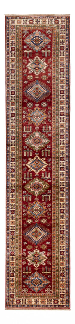 Loper Ziegler Tapijt - Kazak - 396 x 84 cm - rood