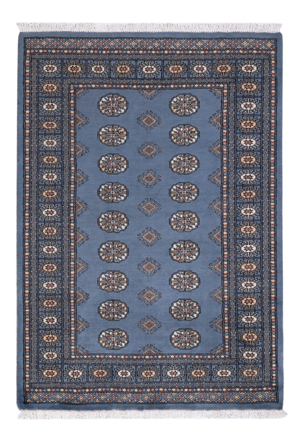 Pakistaans tapijt - 185 x 125 cm - blauw
