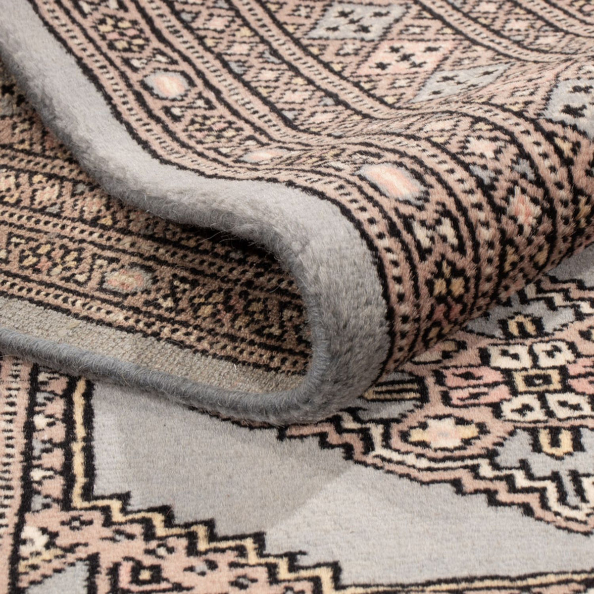 Pakistaans tapijt - 181 x 124 cm - lichtblauw