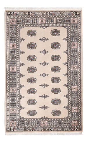 Pakistaans tapijt - 195 x 124 cm - beige