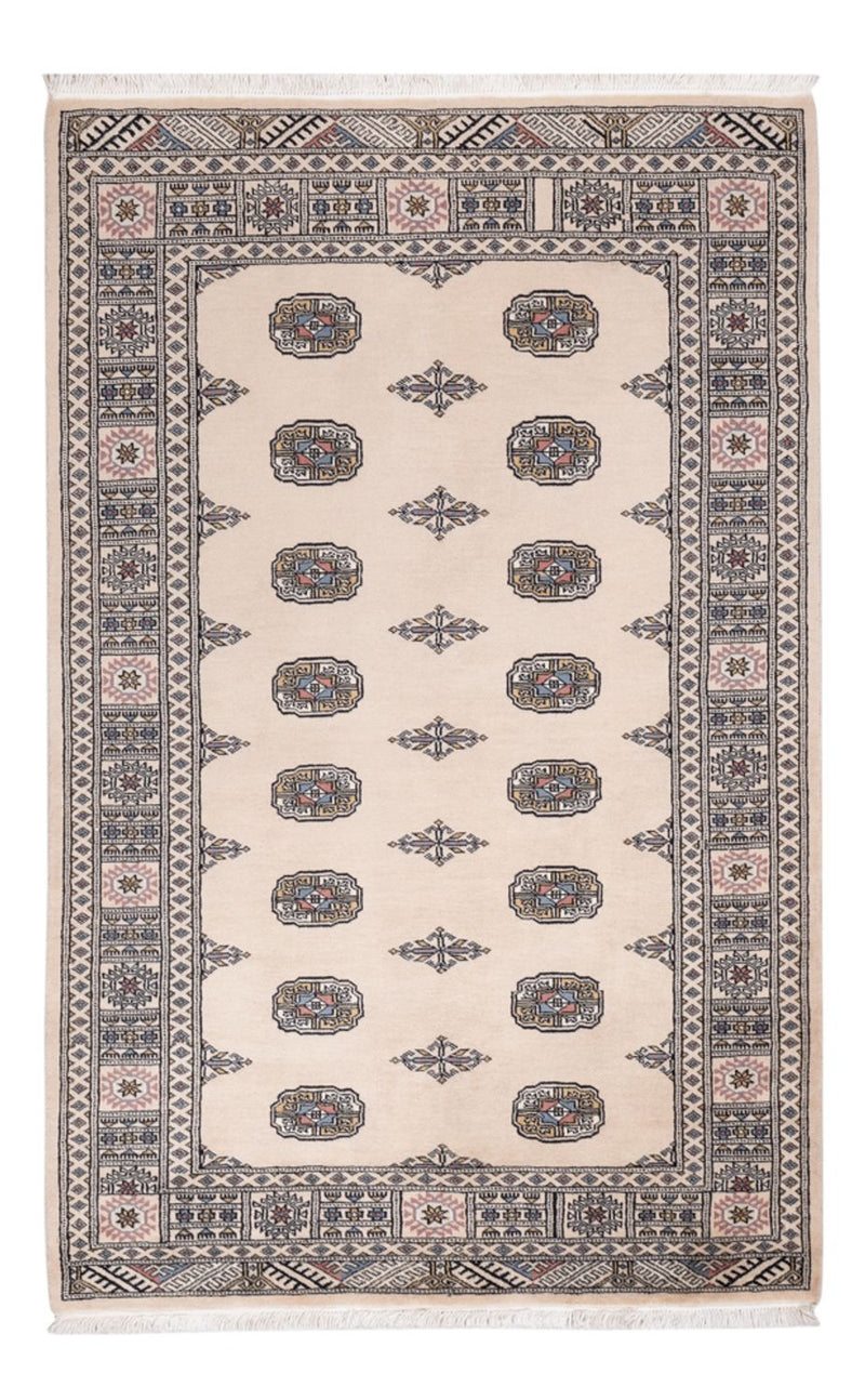 Pakistaans tapijt - 195 x 124 cm - beige