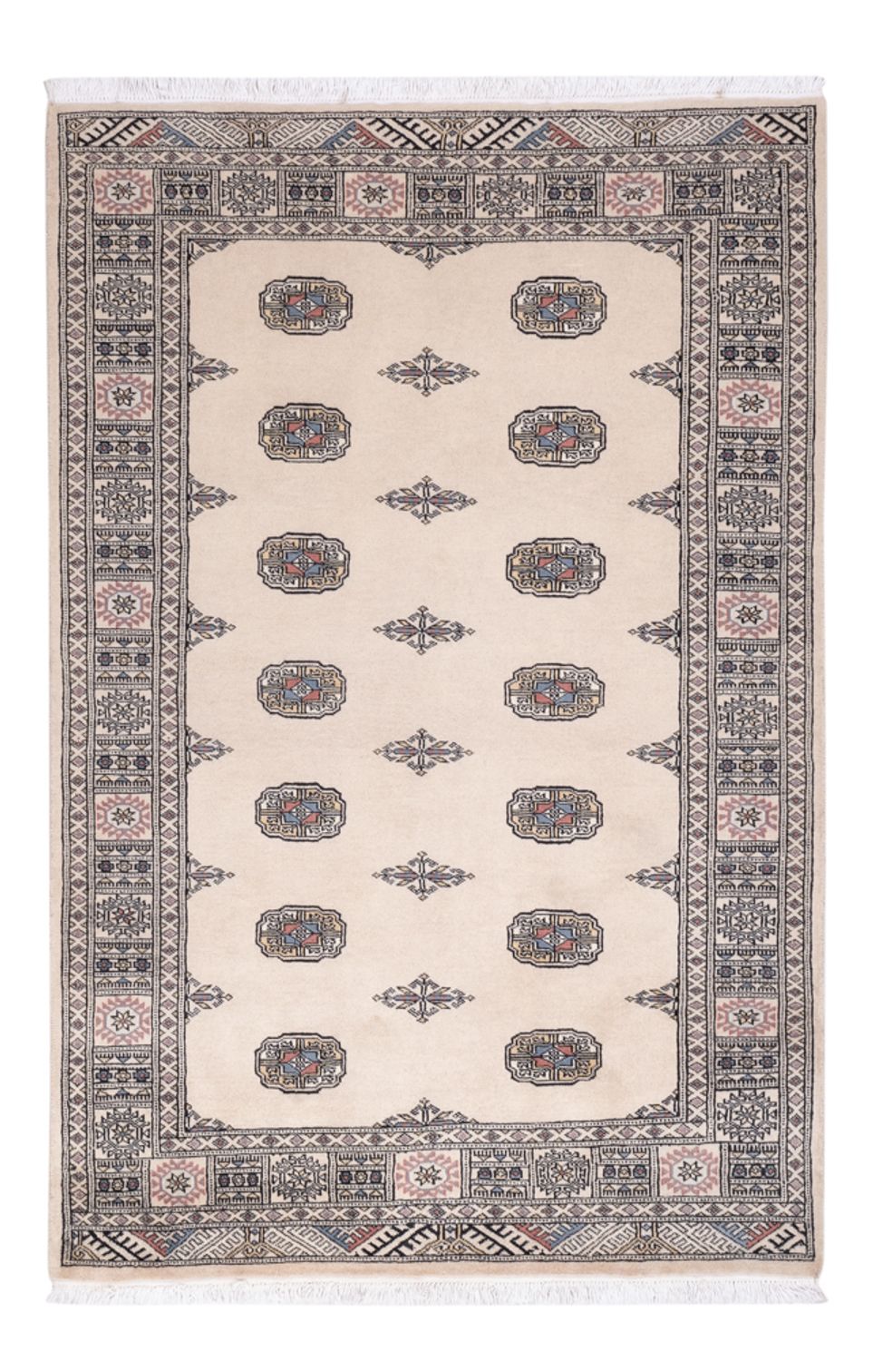 Pakistaans tapijt - 187 x 124 cm - beige