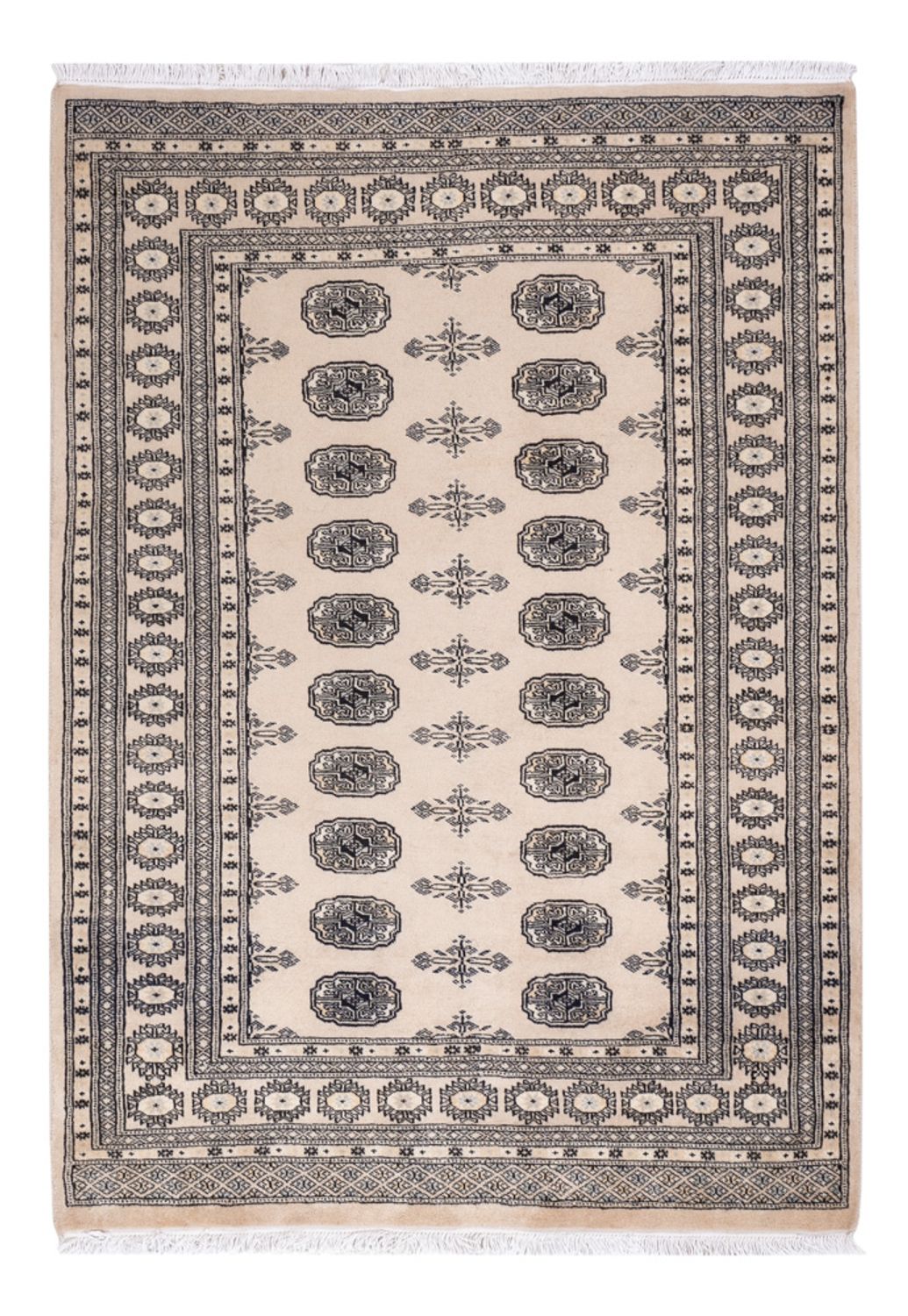 Pakistaans tapijt - 174 x 126 cm - beige