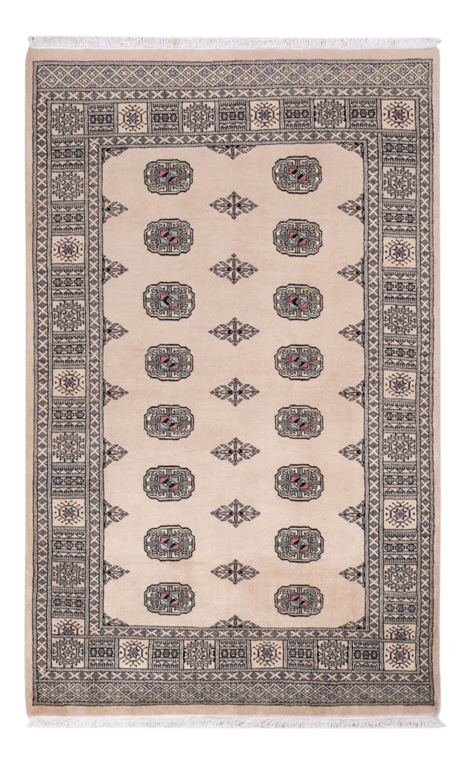Pakistaans tapijt - 199 x 125 cm - beige