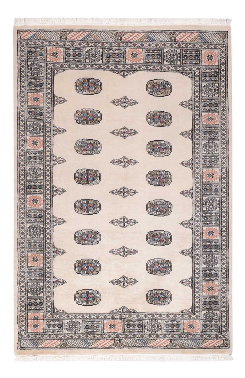 Pakistaans tapijt - 185 x 122 cm - beige