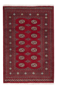 Pakistaans tapijt - 182 x 124 cm - rood