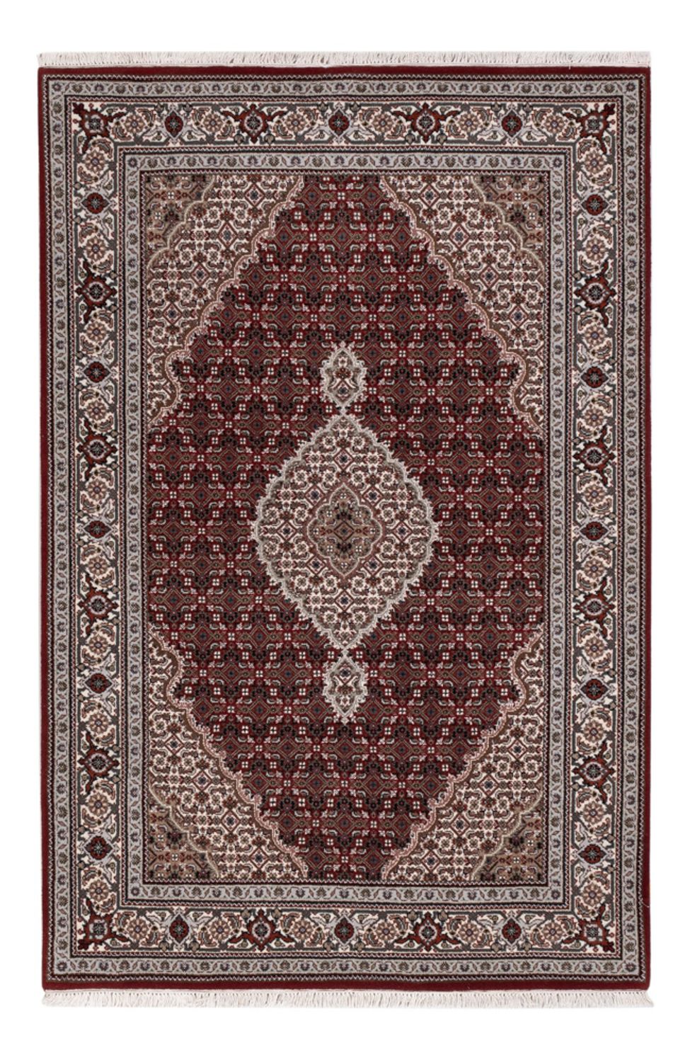 Oosters tapijt - Tabriz - 186 x 124 cm - donker beige