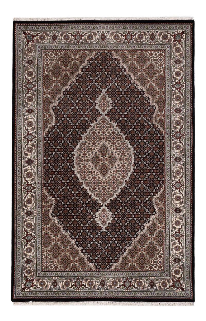 Oosters tapijt - Tabriz - 188 x 123 cm - donker beige