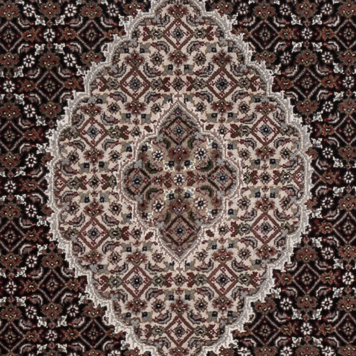 Oosters tapijt - Tabriz - 188 x 123 cm - donker beige