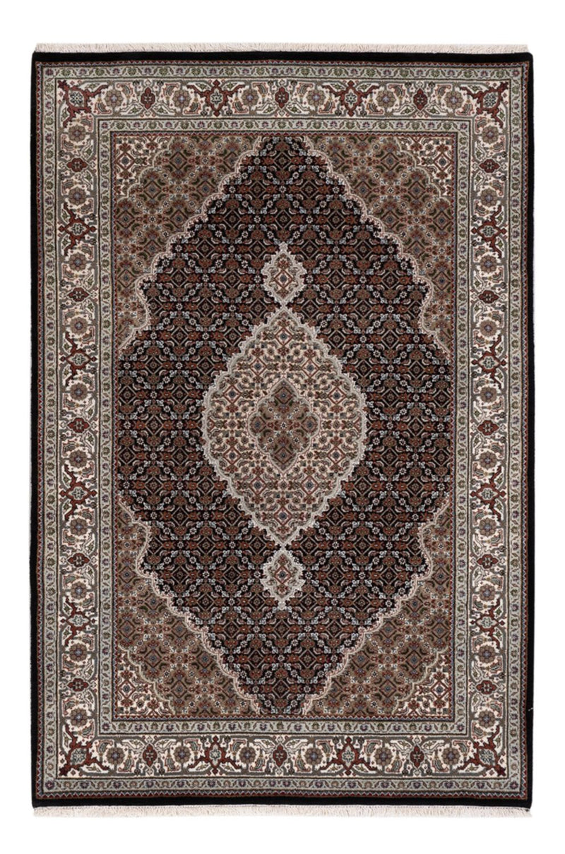 Oosters tapijt - Tabriz - 187 x 124 cm - donker beige