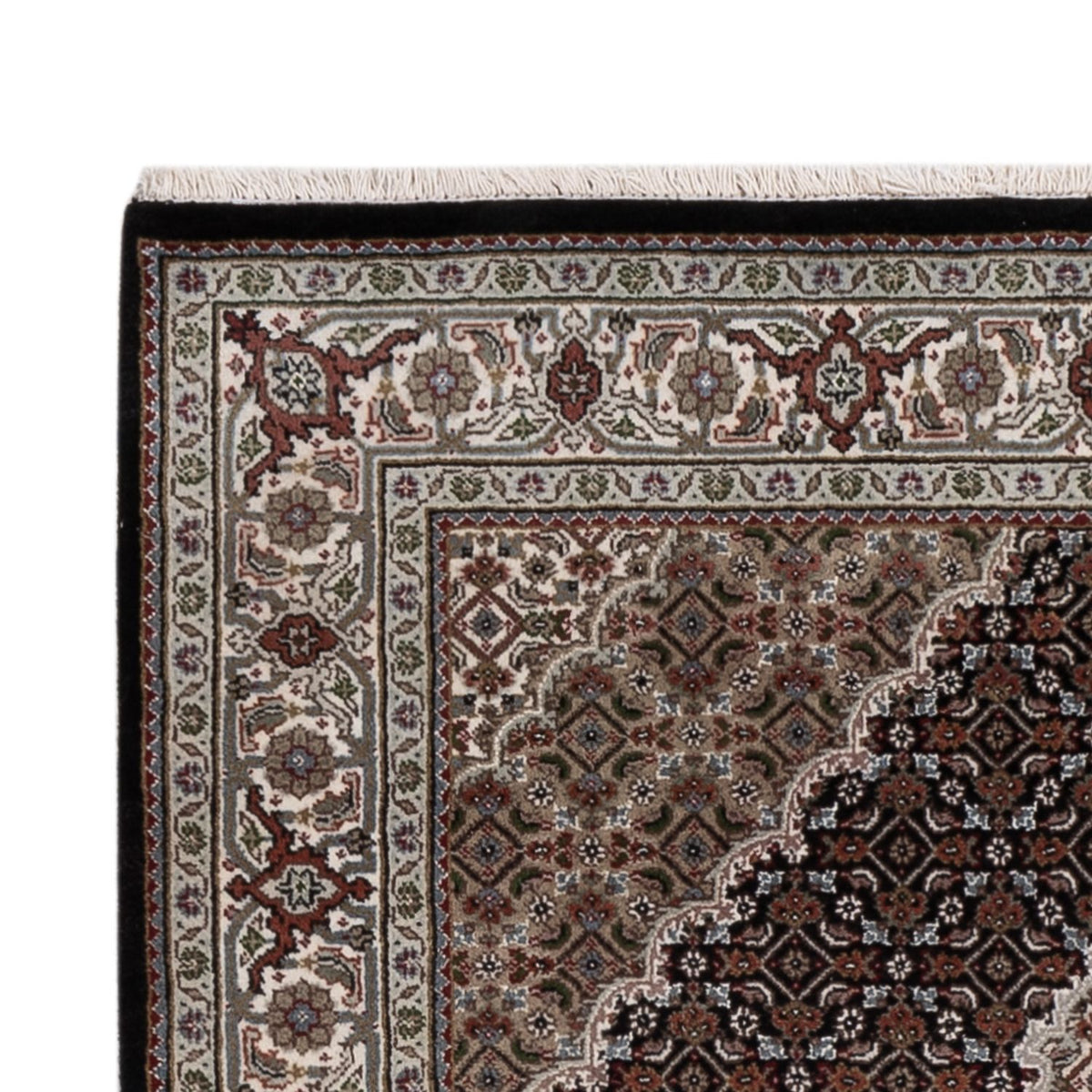 Oosters tapijt - Tabriz - 187 x 124 cm - donker beige