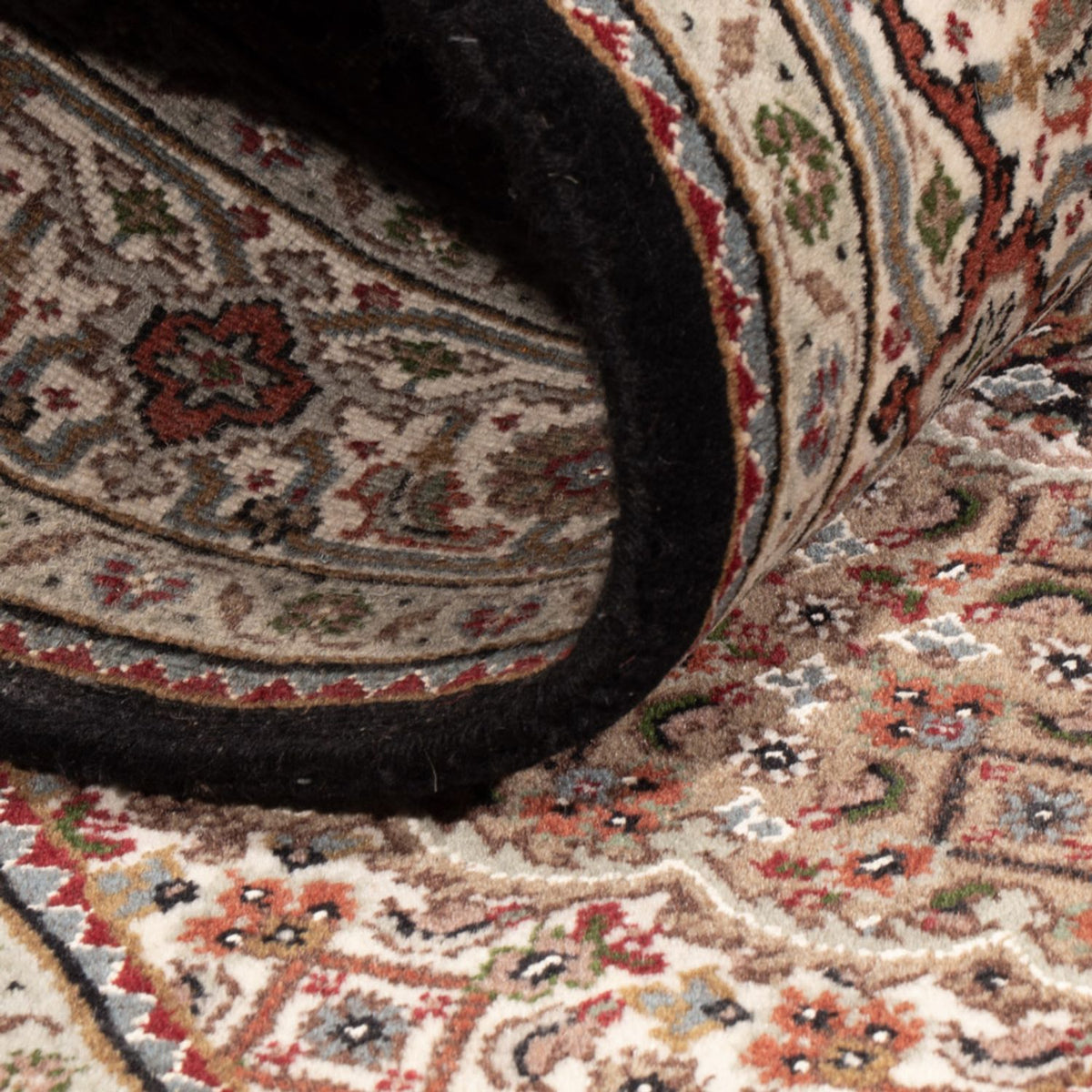 Oosters tapijt - Tabriz - 187 x 124 cm - donker beige