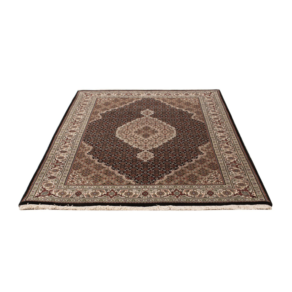 Oosters tapijt - Tabriz - 187 x 124 cm - donker beige