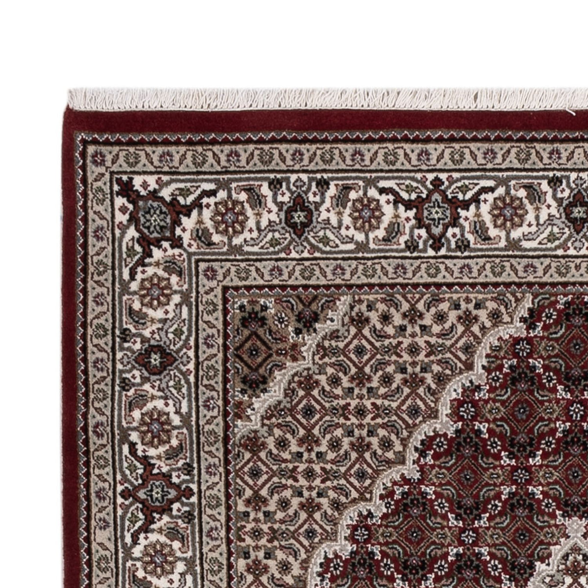 Oosters tapijt - Tabriz - 187 x 123 cm - donker beige