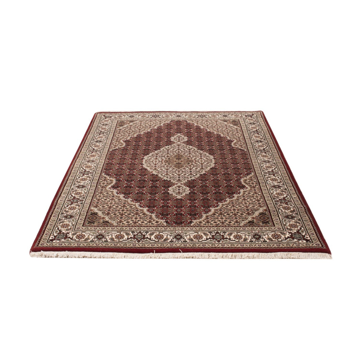 Oosters tapijt - Tabriz - 187 x 123 cm - donker beige