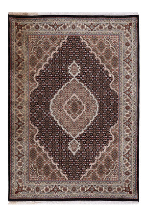 Oosters tapijt - Tabriz - 184 x 127 cm - donker beige