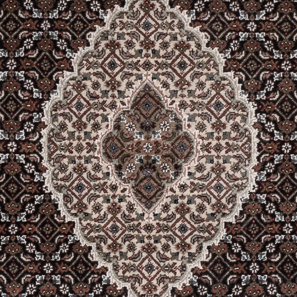 Oosters tapijt - Tabriz - 184 x 120 cm - donker beige