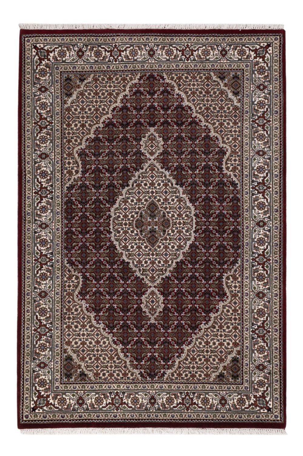Oosters tapijt - Tabriz - 186 x 124 cm - donker beige