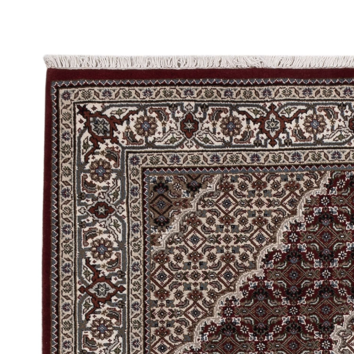 Oosters tapijt - Tabriz - 186 x 124 cm - donker beige