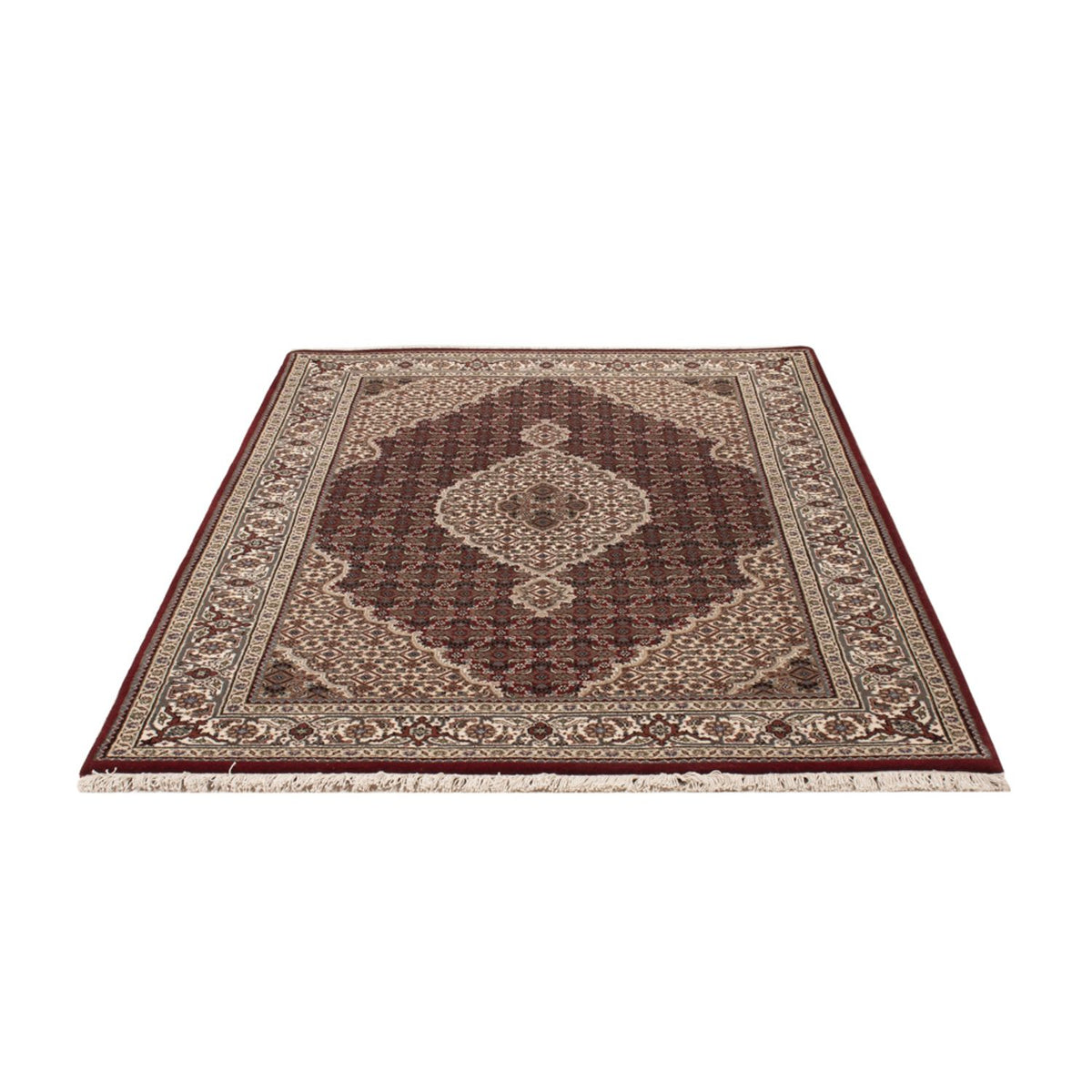 Oosters tapijt - Tabriz - 186 x 124 cm - donker beige