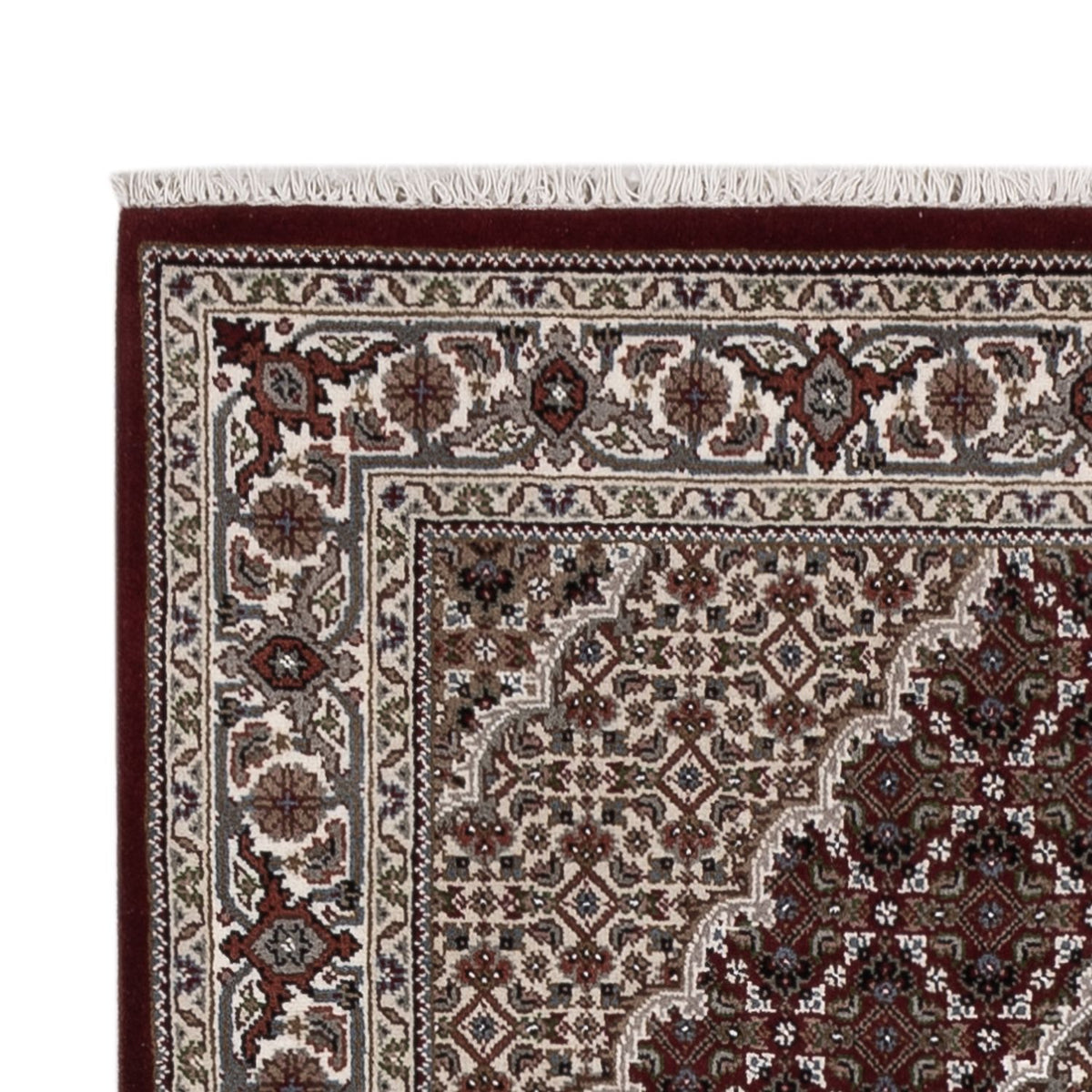 Oosters tapijt - Tabriz - 183 x 119 cm - donker beige